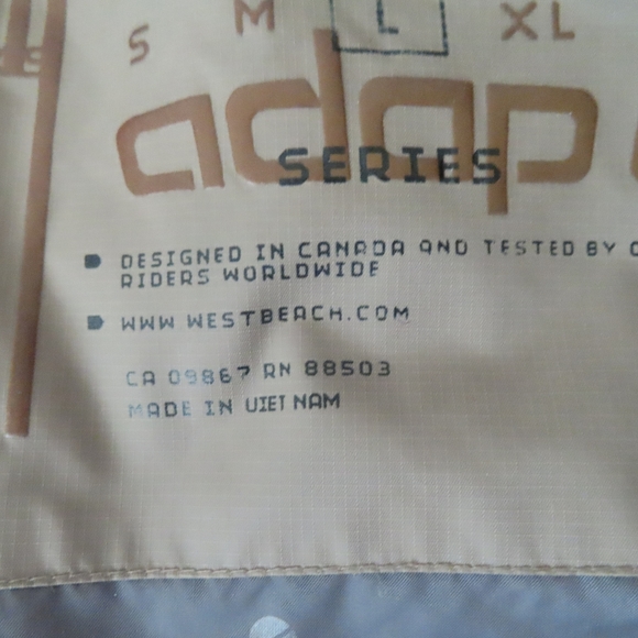 westbeach rider adapt 25th anniversary down insulated jacket L olive green - Picture 9 of 10